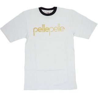 ペレペレ(PELLE PELLE)のPellePelle ペレペレ ゴールドプリント 半袖Tシャツ XS(Tシャツ/カットソー(半袖/袖なし))