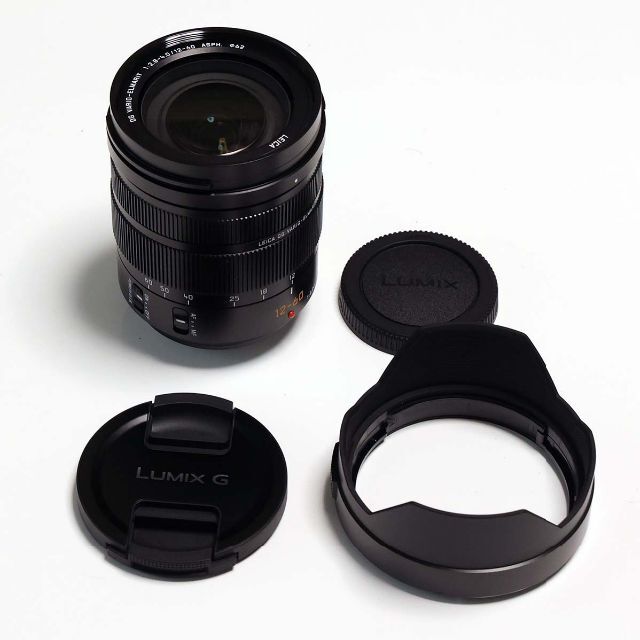 Panasonic(パナソニック)の【新同品】LEICA 12-60mm F2.8-4.0 H-ES12060  スマホ/家電/カメラのカメラ(レンズ(ズーム))の商品写真