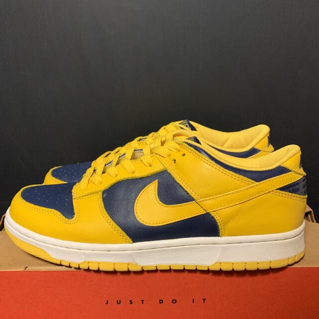 NIKE(ナイキ)のNIKE DUNK LOW 裏ダンク　ミシガン　99年製　1st メンズの靴/シューズ(スニーカー)の商品写真