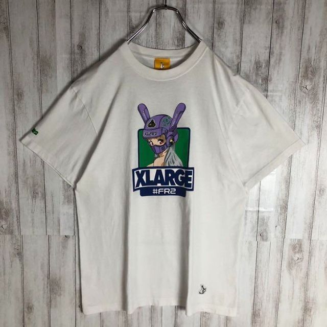 希少Lサイズ！】FR2 XLARGE コラボ 色情兎 バイカーガール Tシャツ