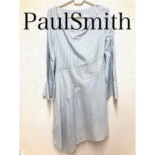 ポールスミス(Paul Smith)のPaulSmith デザインシャツロングワンピース(ロングワンピース/マキシワンピース)