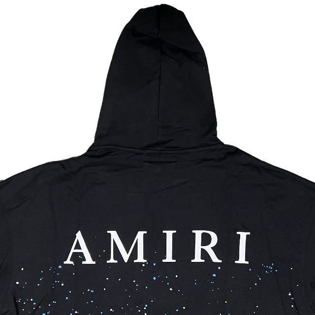 AMIRI アミリ ブルーペイント ブリーチ 半袖 Tシャツ ホワイト L