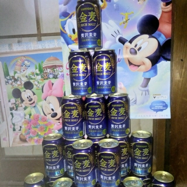 お値下げ☆SUNTORY 金麦 RICH MALT 350ml×24缶☆② 食品/飲料/酒の酒(その他)の商品写真
