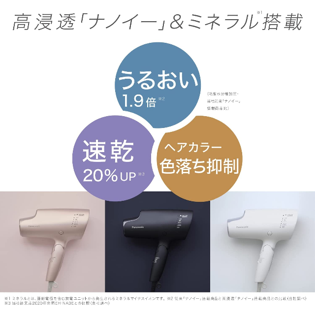2021年製 PANASONICパナソニックドライヤーEH-NA0G 14