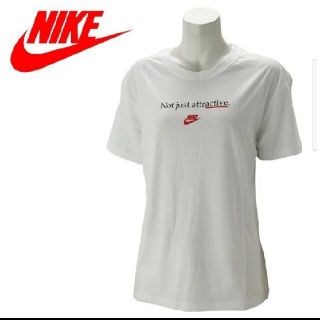 ナイキ(NIKE)の新品 希少 L NIKE FEM2 training shirt 白(Tシャツ(半袖/袖なし))