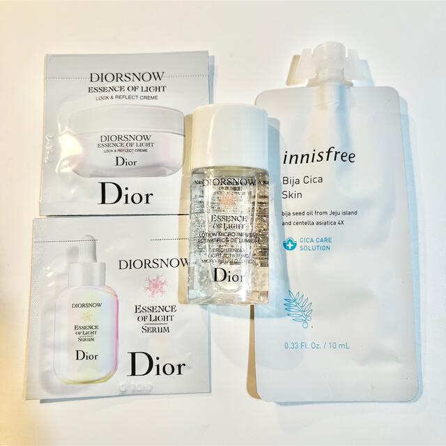 Dior(ディオール)のディオール イニスフリー サンプル 4点セット コスメ/美容のキット/セット(サンプル/トライアルキット)の商品写真