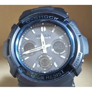 ジーショック(G-SHOCK)のCASIO G-SHOCK AWG-M100A 電波 ソーラー 腕時計 メンズ(腕時計(アナログ))