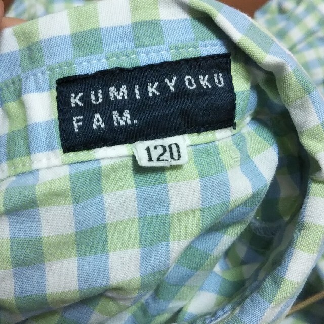 kumikyoku（組曲）(クミキョク)のシャツワンピース キッズ/ベビー/マタニティのキッズ服男の子用(90cm~)(Tシャツ/カットソー)の商品写真