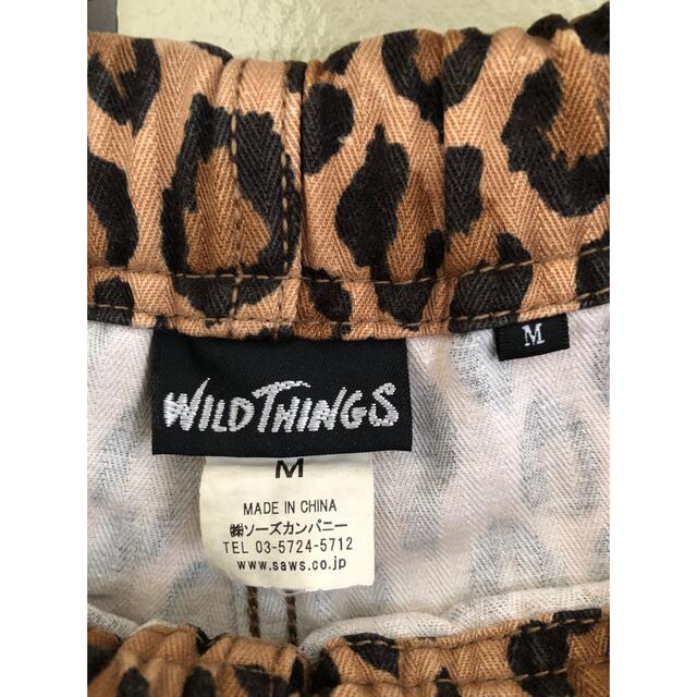 WILDTHINGS - ワイルドシングス ショートパンツ ヒョウ柄 M WILDTHINGS - ワイルドシングス ショートパンツ ヒョウ柄 M