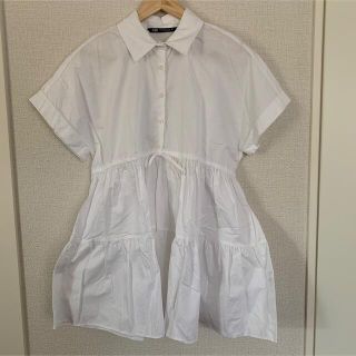 ザラ(ZARA)のZARA○ティアードシャツブラウス(シャツ/ブラウス(半袖/袖なし))