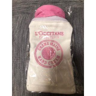 ロクシタン(L'OCCITANE)のロクシタン　ノベルティ　ピンク　ポーチ　ハンドクリーム(ノベルティグッズ)