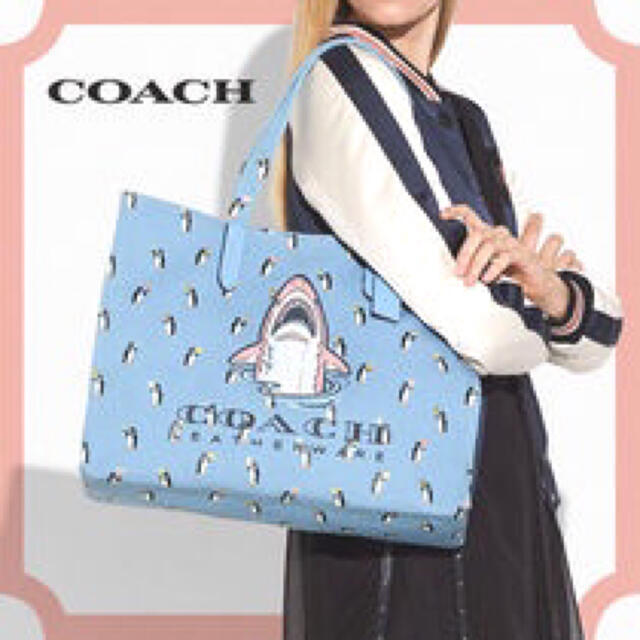 COACH - コーチ シャーキー サメ トートバッグの通販 by ゆう's COACH - コーチ シャーキー サメ トートバッグの通販 by ゆう's