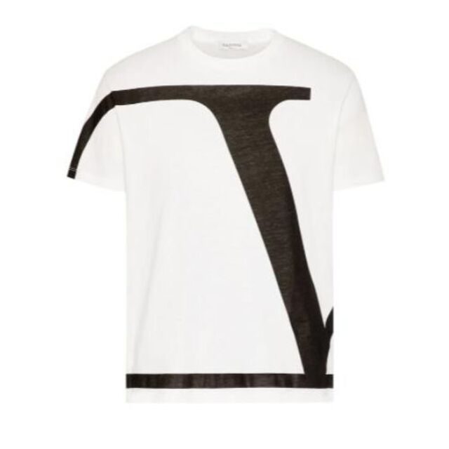 Tシャツ/カットソー(半袖/袖なし)☆VALENTINO☆ VLOGO シグネチャーロゴ Tシャツ　M