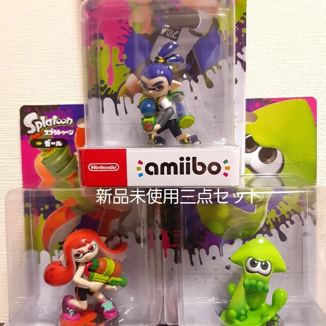 amiibo スプラトゥーン 三点セットの通販 by ふーみん's shop｜ラクマ