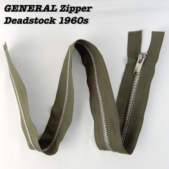 GENERAL Zipper Open 1960s Deadstock USA①