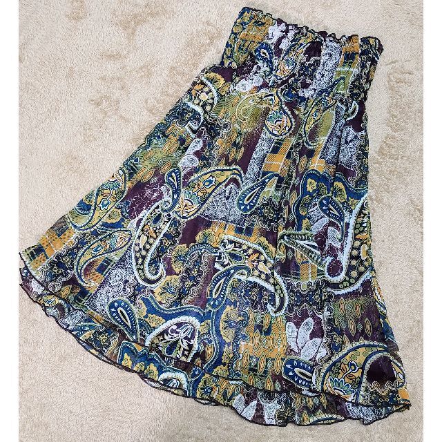2wayチュニックスカートM★GALFIT レディースのスカート(ひざ丈スカート)の商品写真
