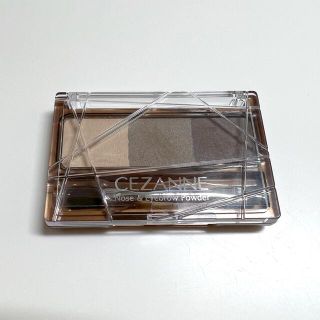 セザンヌケショウヒン(CEZANNE（セザンヌ化粧品）)の【サモリ様専用出品】セザンヌ　ノーズ&アイブロウパウダー　03オリーブ(パウダーアイブロウ)