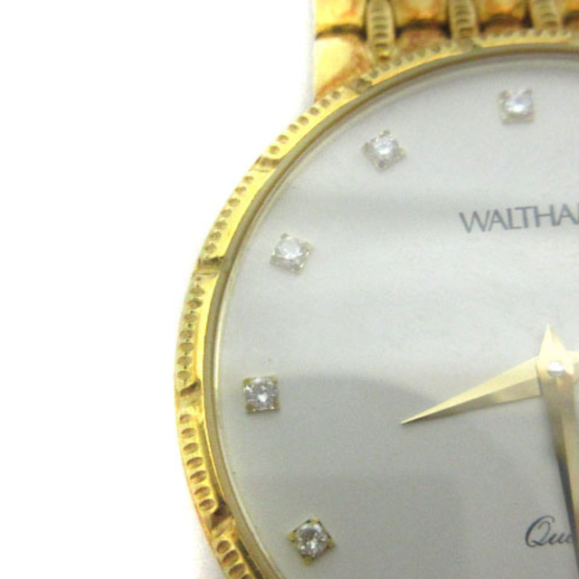 ウォルサム WALTHAM 腕時計 クオーツ 金無垢 K18 71.2g