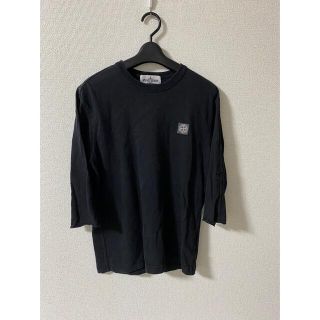 ストーンアイランド メンズのTシャツ・カットソー(長袖)（ブラック