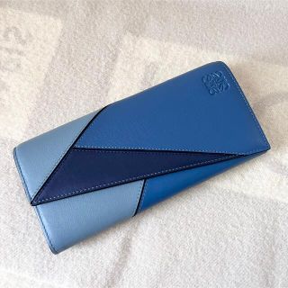 ロエベ クラシック パズル ロングウォレット 長財布 フラップ 超美品