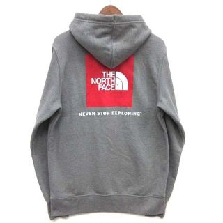 ザノースフェイス(THE NORTH FACE)のザノースフェイス レッドボックス ロゴ スウェット パーカー 裏起毛 A3FRE(パーカー)