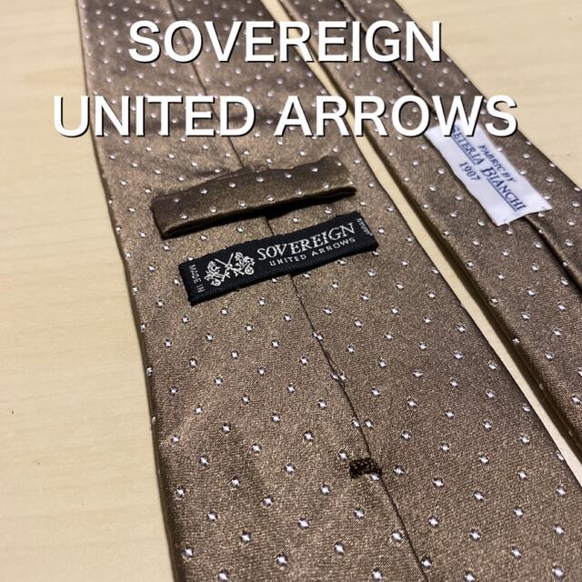 UNITED ARROWS(ユナイテッドアローズ)のflora様　SOVEREIGN UNITED ARROWS 　ドットネクタイ メンズのファッション小物(ネクタイ)の商品写真