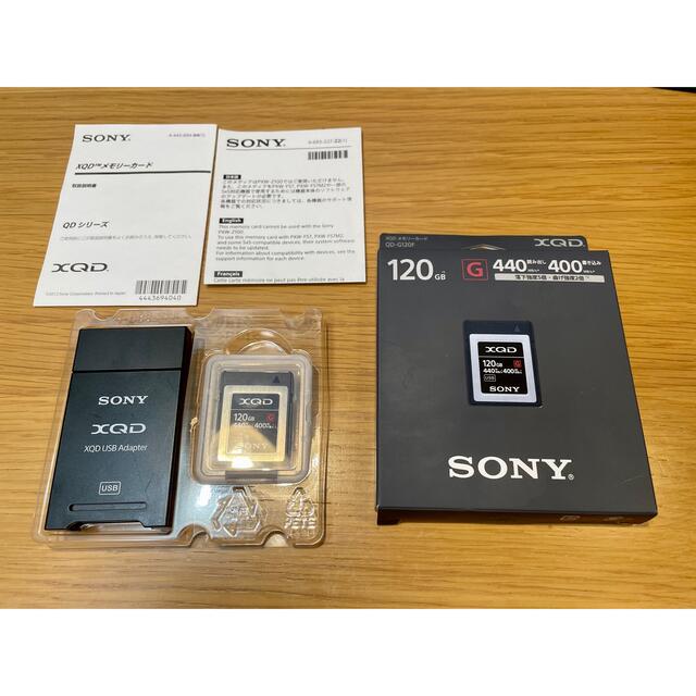 SONY(ソニー)のSONY QD-G120 XQDメモリーカード&カードリーダー QDA-SB1  スマホ/家電/カメラのスマホ/家電/カメラ その他(その他)の商品写真