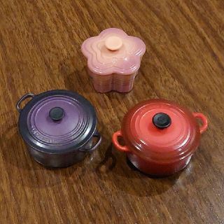 ルクルーゼ(LE CREUSET)のル・クルーゼ　マグネット3点(収納/キッチン雑貨)