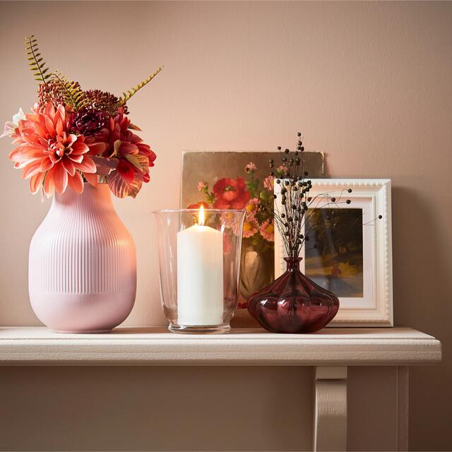 Ikea 新品 Ikea イケア フラワーベース 花瓶 ピンク21cm グラードヴィス の通販 By Ao イケアならラクマ