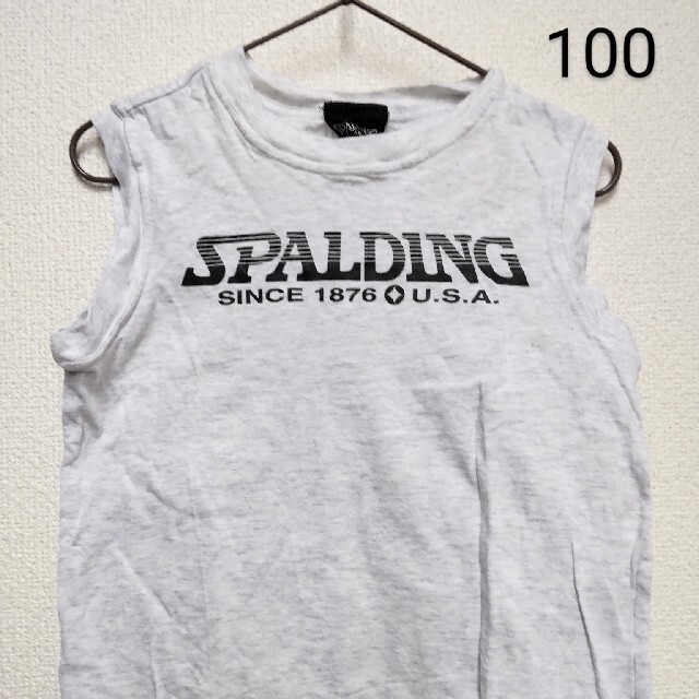 SPALDING(スポルディング)のSPALDING　スポルディング　タンクトップ キッズ/ベビー/マタニティのキッズ服男の子用(90cm~)(Tシャツ/カットソー)の商品写真