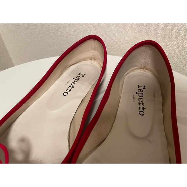 repetto(レペット)のrepetto レペット　バレエシューズ 赤 レディースの靴/シューズ(バレエシューズ)の商品写真