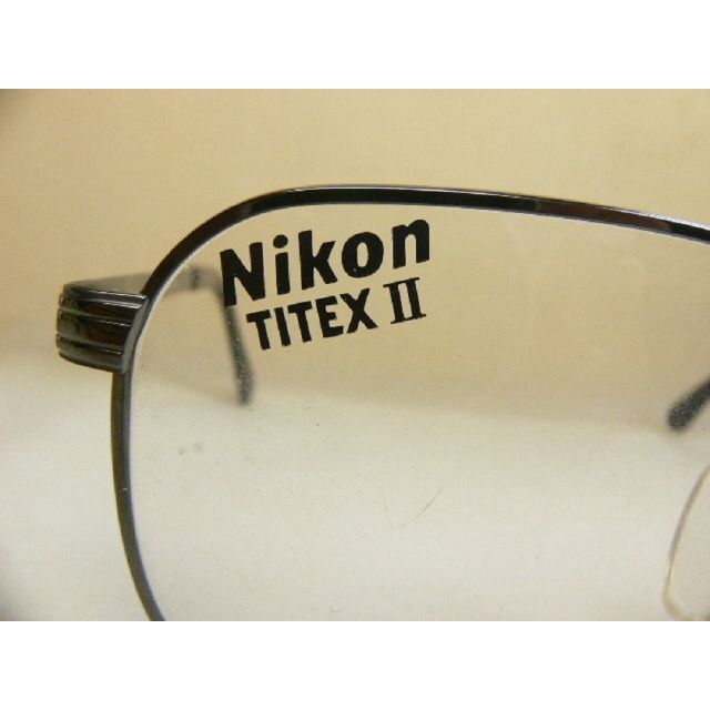 Nikon TITEX II ヴィンテージ 眼鏡 フレーム ビッグサイズ チタン