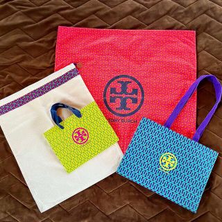 トリーバーチ(Tory Burch)の【4点セット】トリーバーチ ロゴ入り布袋2点 ブランドショッパー2点(ショップ袋)