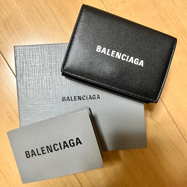 バレンシアガ　ミニ財布　BALENCIAGA ブラックBALENCIAGA財布