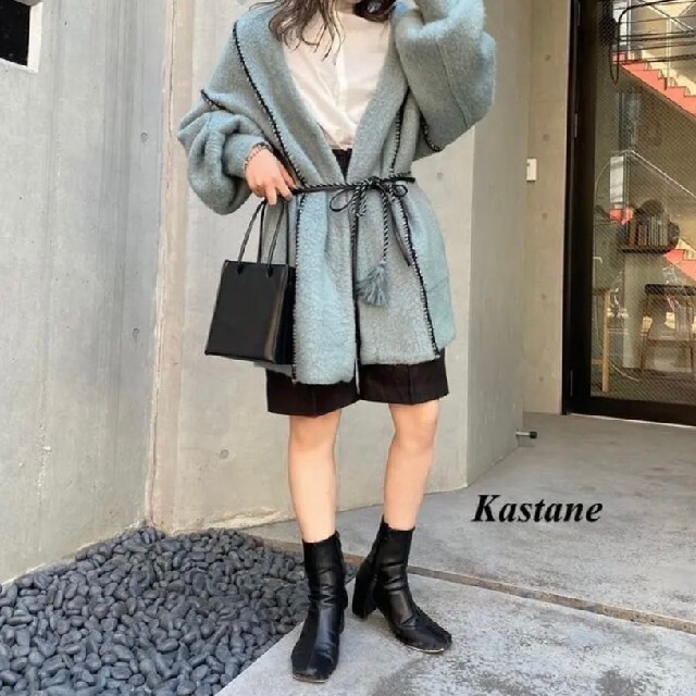 Kastane(カスタネ)の新品 Kastane チンツ加工ハーフパンツ レディースのパンツ(ハーフパンツ)の商品写真