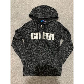 チアー(CHEER)のCHEER キッズパーカー 黒(トレーナー/スウェット)