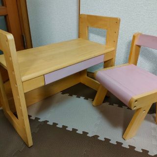 幼児　机椅子セット(学習机)