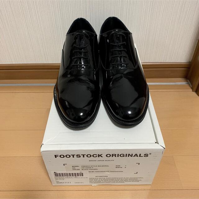 即納在庫あ FOOTSTOCK ORIGINALS FRENCH STYLE BALMORAL エナメル