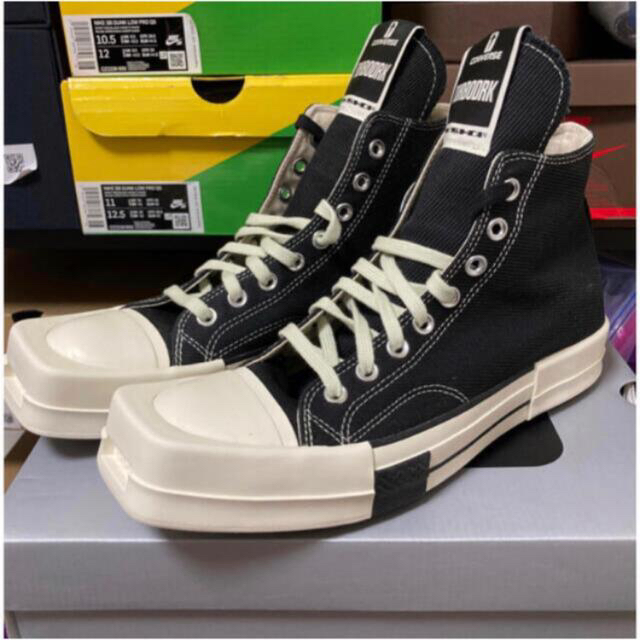 【26.5cm正規品】rick owens converse  turbodrk