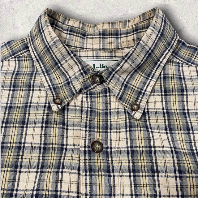 L.L.Bean - 【70s〜80s 希少品】エルエルビーン チェックシャツ ボタン