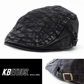 ハンチング 帽子 KB ETHOS ブラック 正規品 KBM-209-BLK(ハンチング/ベレー帽)
