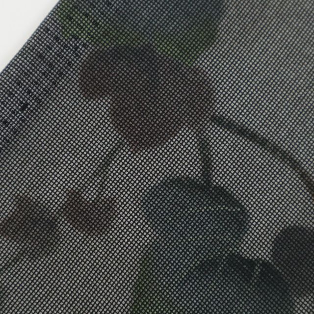 希少逸品□紗袷*特選訪問着□涼やか蔦の葉花模様□黒□正絹着物 希少逸品□紗袷*特選訪問着□涼やか蔦の葉花模様□黒□正絹着物