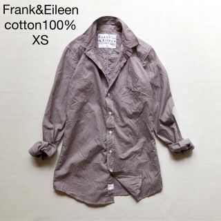 フランクアンドアイリーン(Frank&Eileen)の227フランク＆アイリーン コットン100％シャツロング丈XSギンガムチェック綿(シャツ/ブラウス(長袖/七分))