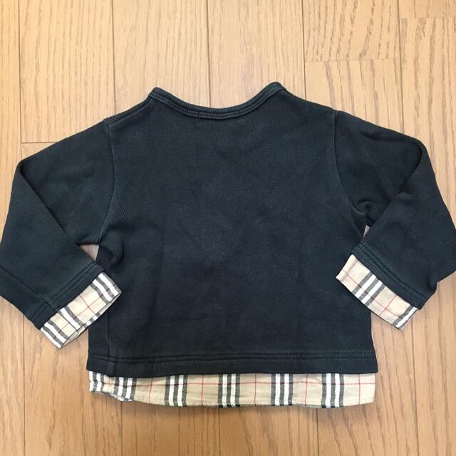 BURBERRY(バーバリー)のバーバリー(BURBERRY) 長袖 トレーナー 90cm キッズ/ベビー/マタニティのキッズ服男の子用(90cm~)(ニット)の商品写真