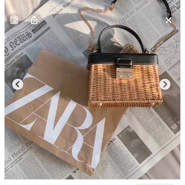 ZARA かごバッグ