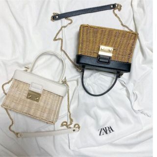 ZARA♡新品かごバッグ