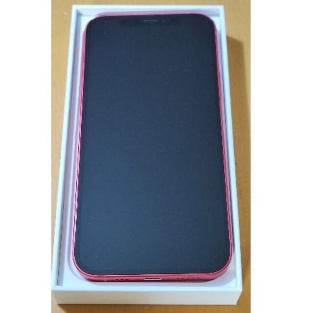 新品未使用　iPhone12 128GB product RED 赤