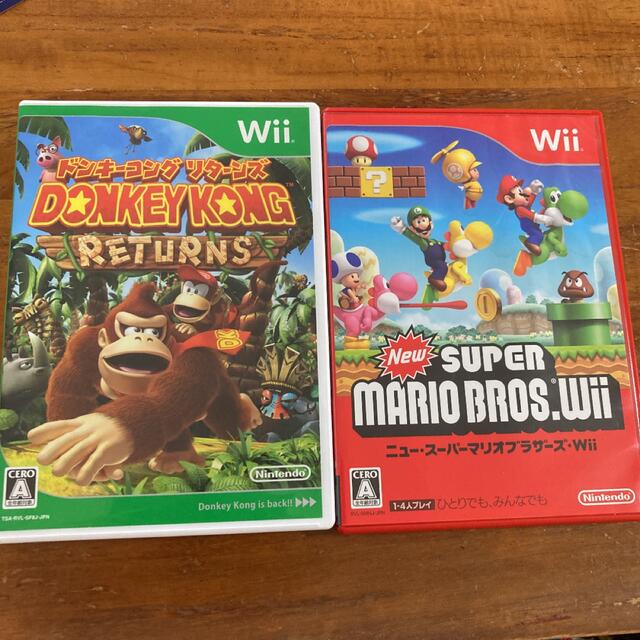 Wii - Wii New スーパーマリオブラザーズ ドンキーコング リターンズの