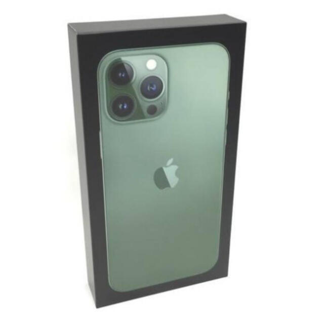 Apple(アップル)のiPhone13 Pro Max 256GB アルパイングリーン スマホ/家電/カメラのスマートフォン/携帯電話(スマートフォン本体)の商品写真