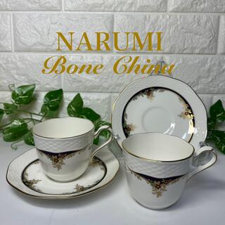 ナルミ(NARUMI)の[未使用] ナルミ　ボーンチャイナ　ペア　カップ&ソーサー(食器)